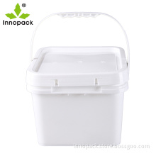 square plastic buckets for sale with cover